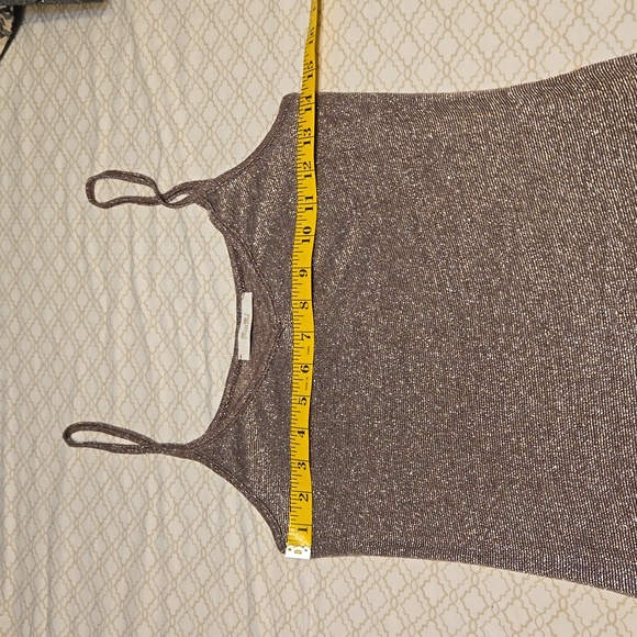 Miss Me Spaghetti String Top Shimmering Light Purple. Size M - Picture 5 of 6